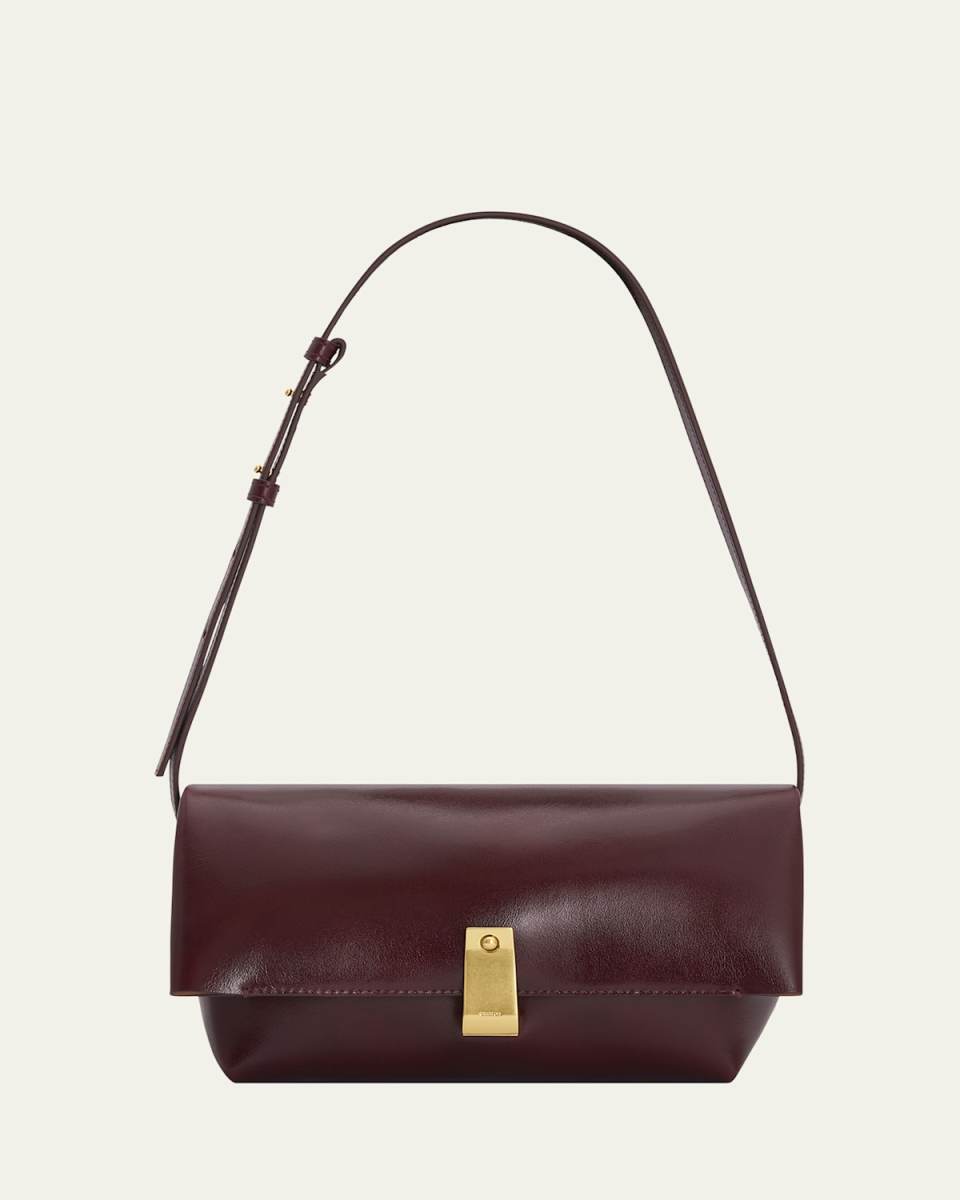 Etta Medium Flap Leather Shoulder Bag
